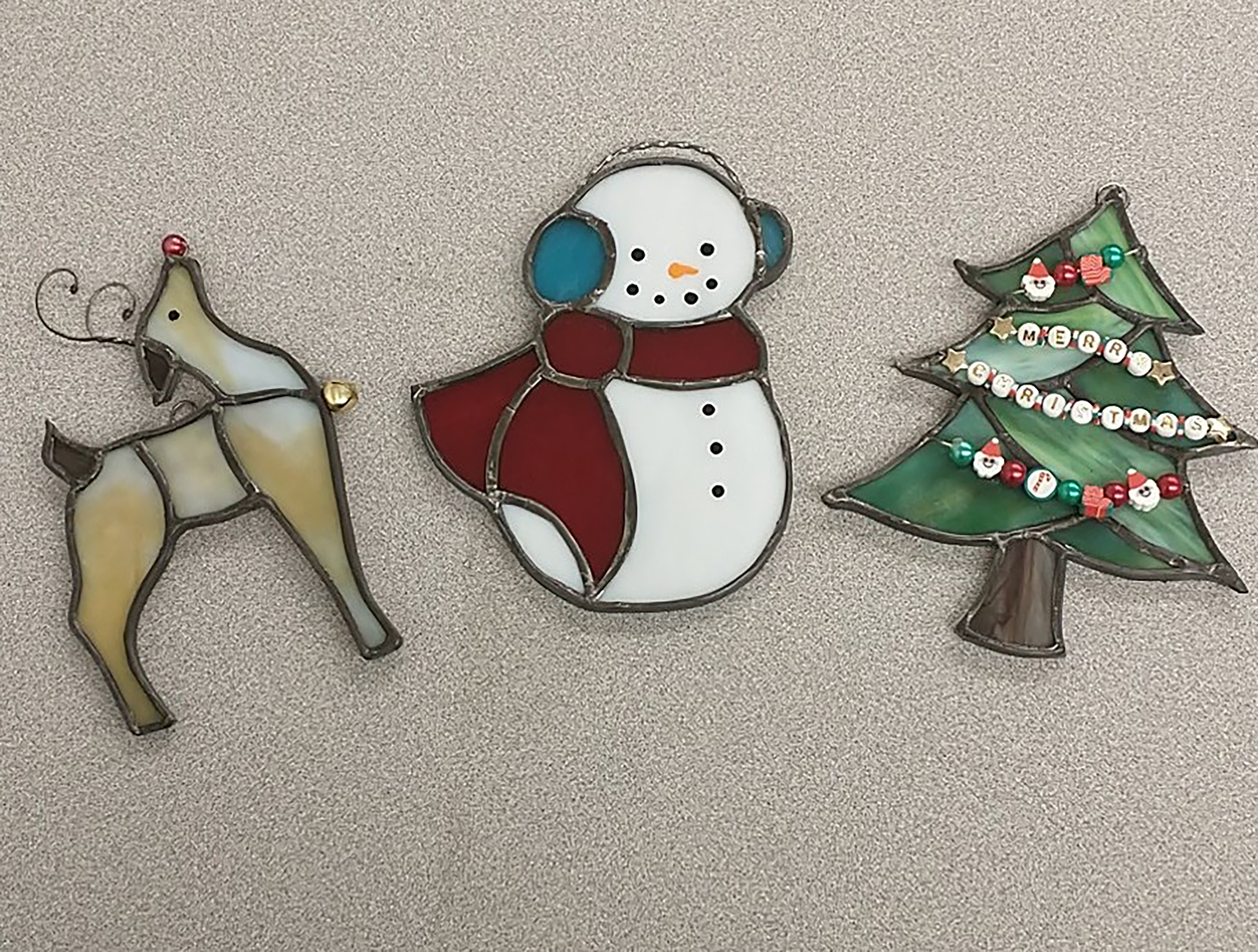 stained glass ornaments